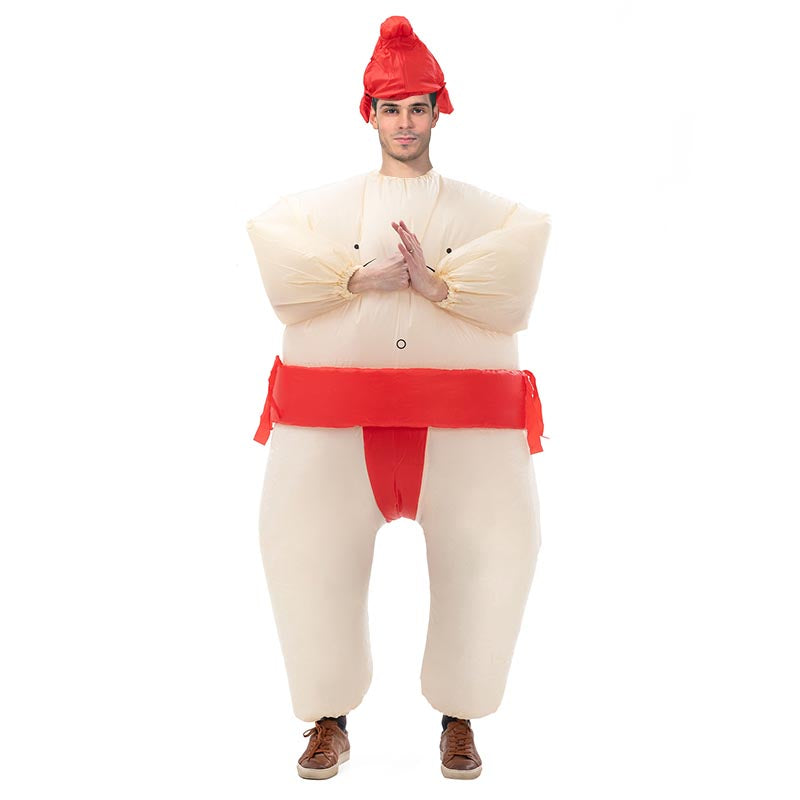 Adult Inflatable Sumo Wrestler Costume (Red)