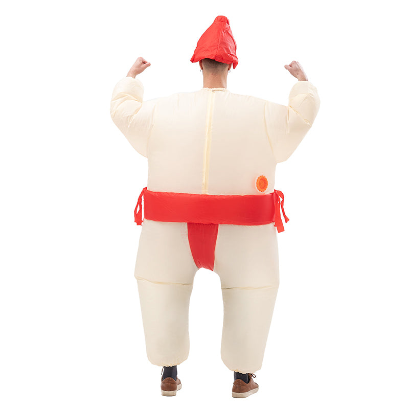 Adult Inflatable Sumo Wrestler Costume (Red)