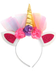 Rainbow Unicorn Tulle Headband