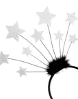 Glitter Starburst Headband (Silver)