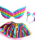 Metallic Pegasus Unicorn Accessory Kit (Rainbow)