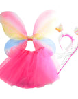Butterfly Accessory Set (Headband, Wings, Wand, Tutu)