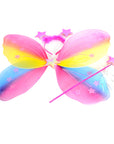 Butterfly Costume Kit (3 Piece Set) Rainbow