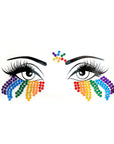 Face Diamonte Stickers (Rainbow)