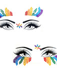 Face Diamonte Stickers (Rainbow)