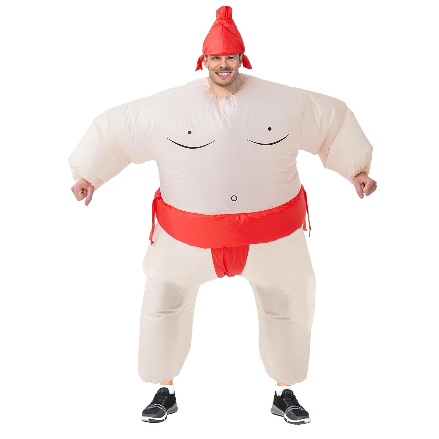 Adult Inflatable Sumo Wrestler Costume (Red)
