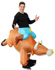 Adult Inflatable Bull Rider Costume