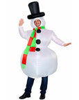 Adult Inflatable Christmas Snowman Costume