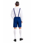 Adult Blue and Red Bavarian Man Costume