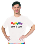 Adult Rainbow T-Shirt (Love Is Love)
