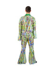 Adult 70s Disco Man Jumpsuit (Green)