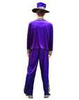 Adult 70s Velvet Purple Pimp Suit Costume