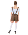 Adult Brown Beer Girl Shorts Costume
