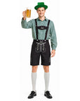 Adult Beer Man Costume (Green Checkered)