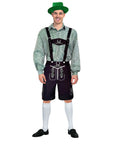 Adult Beer Man Costume (Green Checkered)