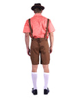 Adult Beer Man Costume (Red Checkered)