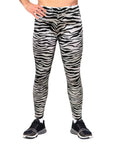 Adult Zebra Print Leggings