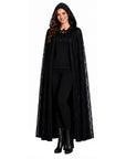 Adult Black Lace Cape Costume
