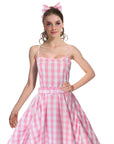 Adult Pink Gingham Doll Costume