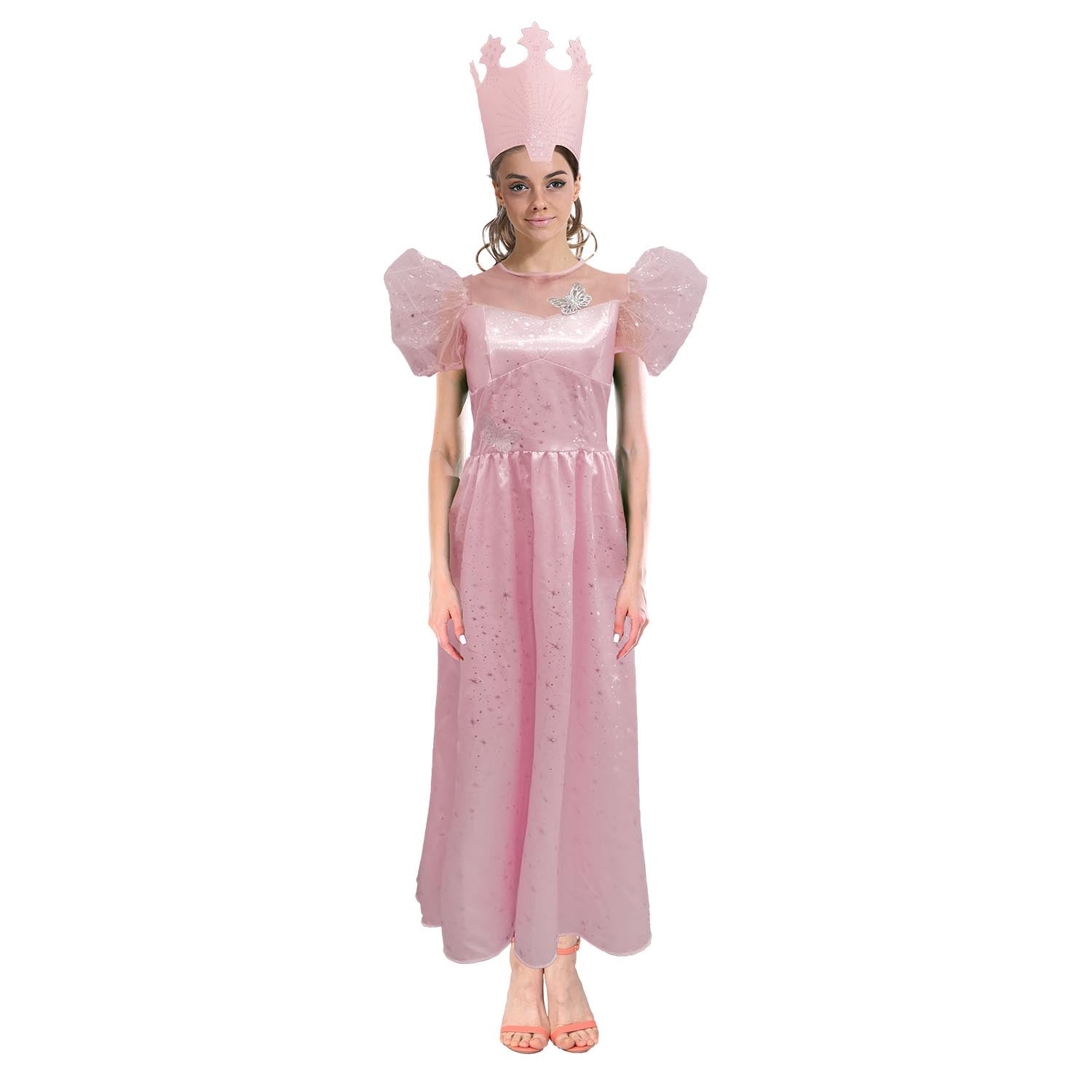 strapless open back dress princess Cosplay Costume pink dress Halloween women costume – Mermaidcosplay