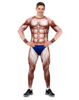 Adult Body Builder Muscle Man Suit Costume