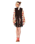 Adult Hippie Lady Costume with Vest