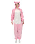 Adult Pink Piggy Onesie Costume