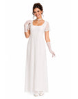 Adult White Regency Dress Costume