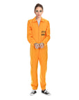 Adult Orange Lady Prisoner Jumpsuit Costume