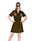 Adult Fighter Pilot Lady Costume