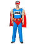 Adult Beer Man Hero Costume