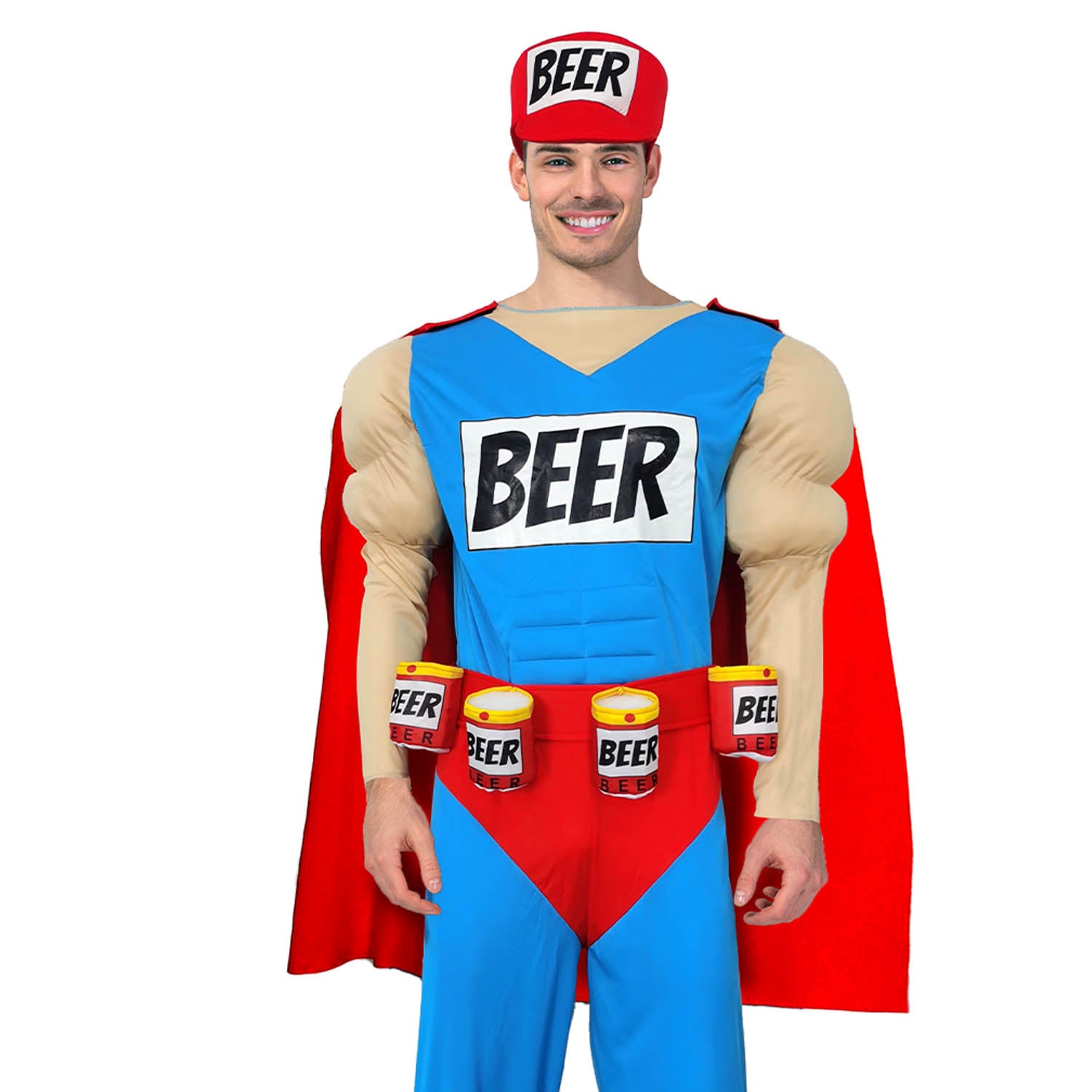 Adult Beer Man Hero Costume