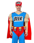 Adult Beer Man Hero Costume