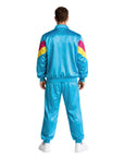 Adult Blue 80s Tracksuit Costume