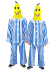 Adult Banana in Stripe Pjs Costume