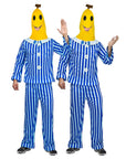 Adult Sleepy Banana with Stripe Pyjamas Costume
