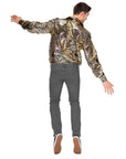 Adult Deluxe 70s Tiger Print Shirt