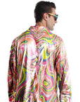 Adult Disco Shirt (Rainbow Swirl)