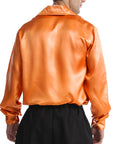 Adult 70s Disco Shirt (Orange)