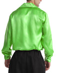 Adult 70s Disco Shirt (Green)