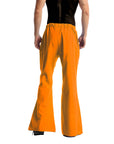 Adult 70s Disco Flare Pants (Orange)