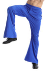 Adult 70s Disco Flare Pants (Blue)