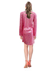 Adult 70s Disco Girl Costume (Pink)