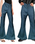 Adult Denim Look Flare Pants