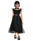 Children Black Prom Dress Costume
