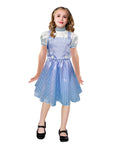 Children Blue Gingham Girl Dress