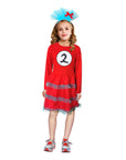 Children Red Thing Girl Costume