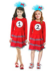 Children Red Thing Girl Costume