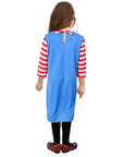 Children Patchwork Denim Dress Costume