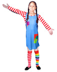 Children Patchwork Denim Dress Costume